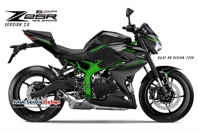 Indonesian designer imagines what naked ZX-25R could look like image