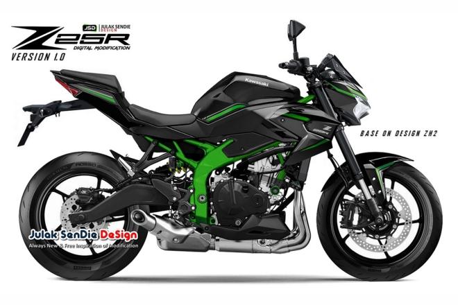 Indonesian designer imagines what naked ZX-25R could look like image