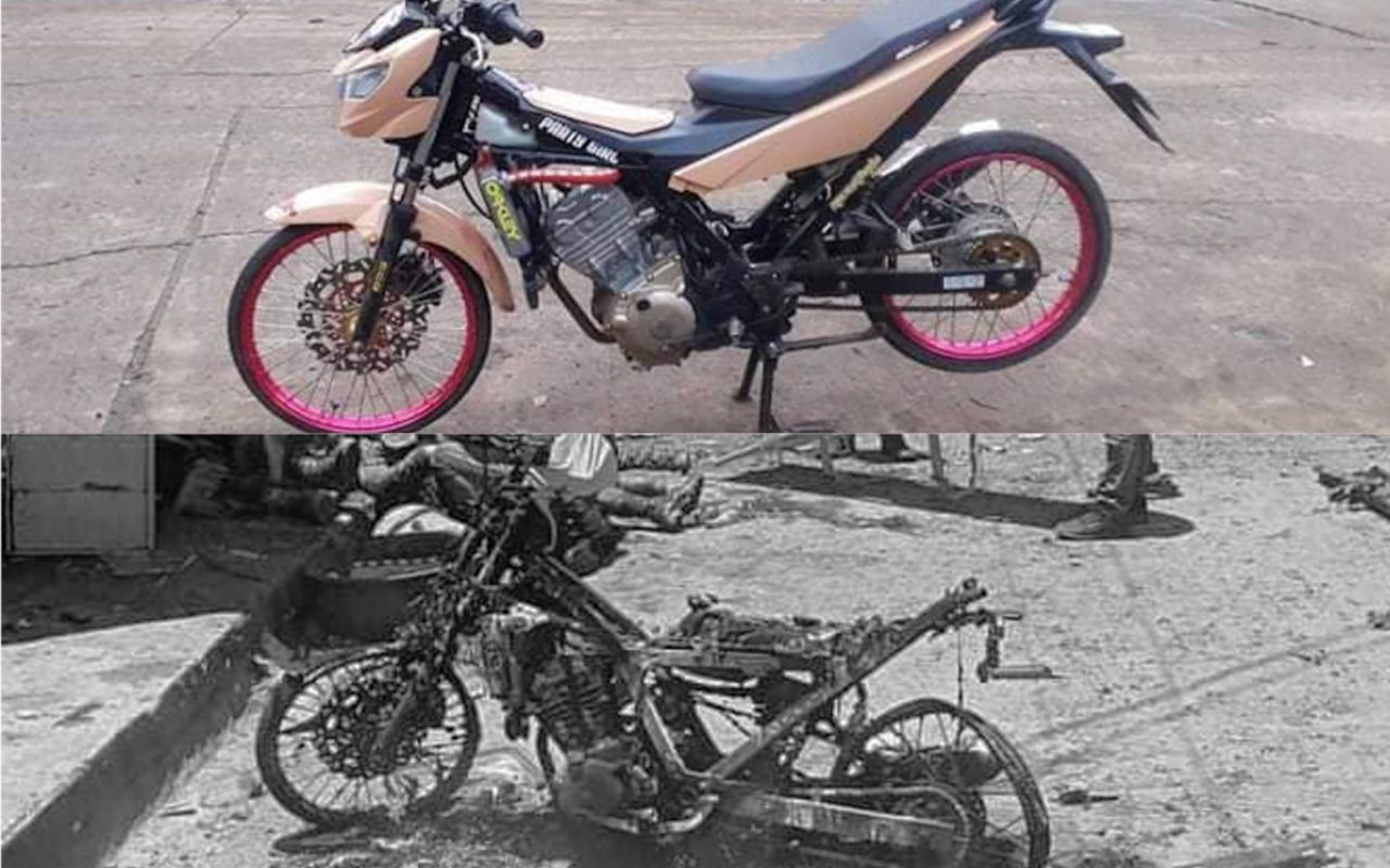 This is not the bike that caused the Jolo blast