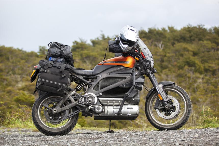 Long Way Up LiveWires modded with Pan America parts image