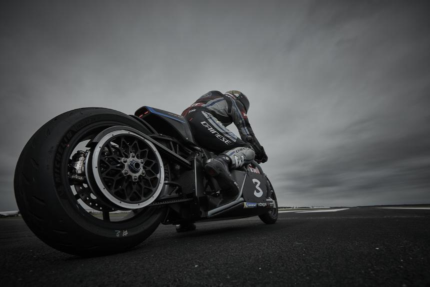 This electric motorcycle can hit 408 km/h image