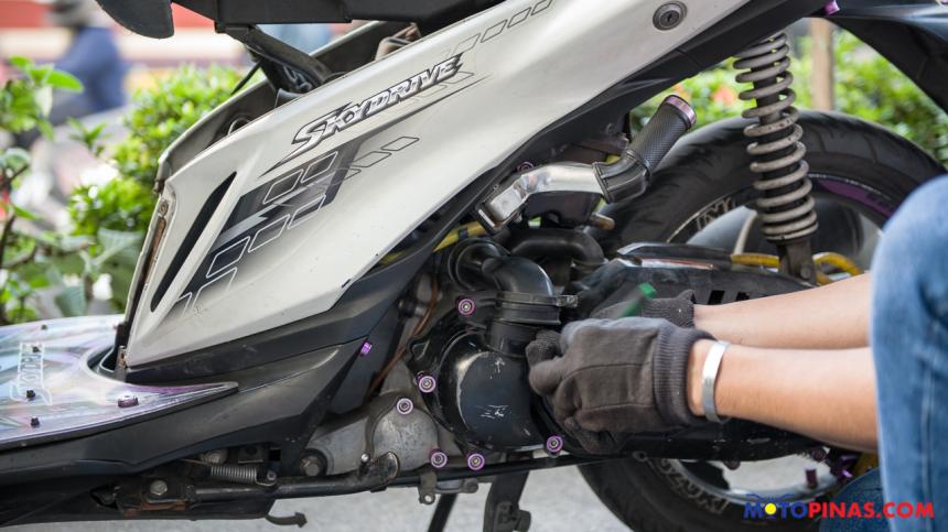 What to do: If your motorbike has been submerged in flood water image