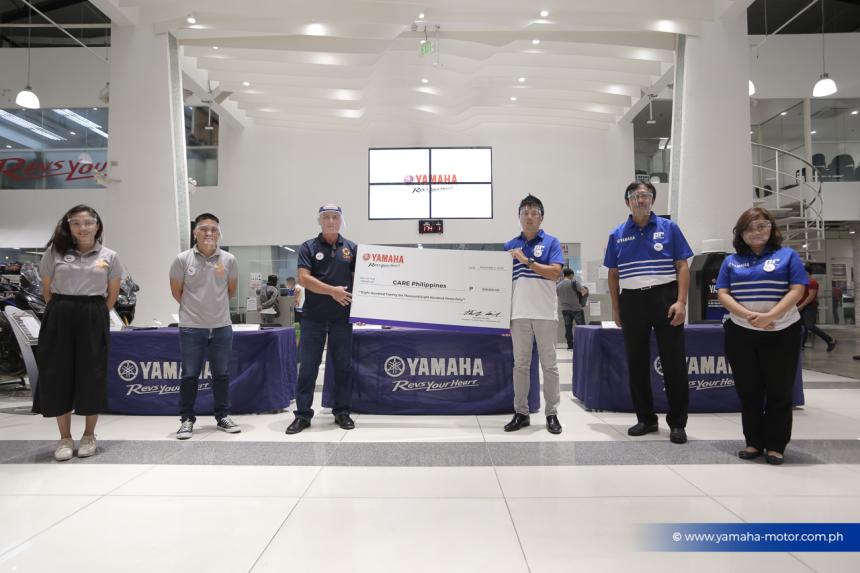 Yamaha PH donates more than PhP1M to typhoon victims image
