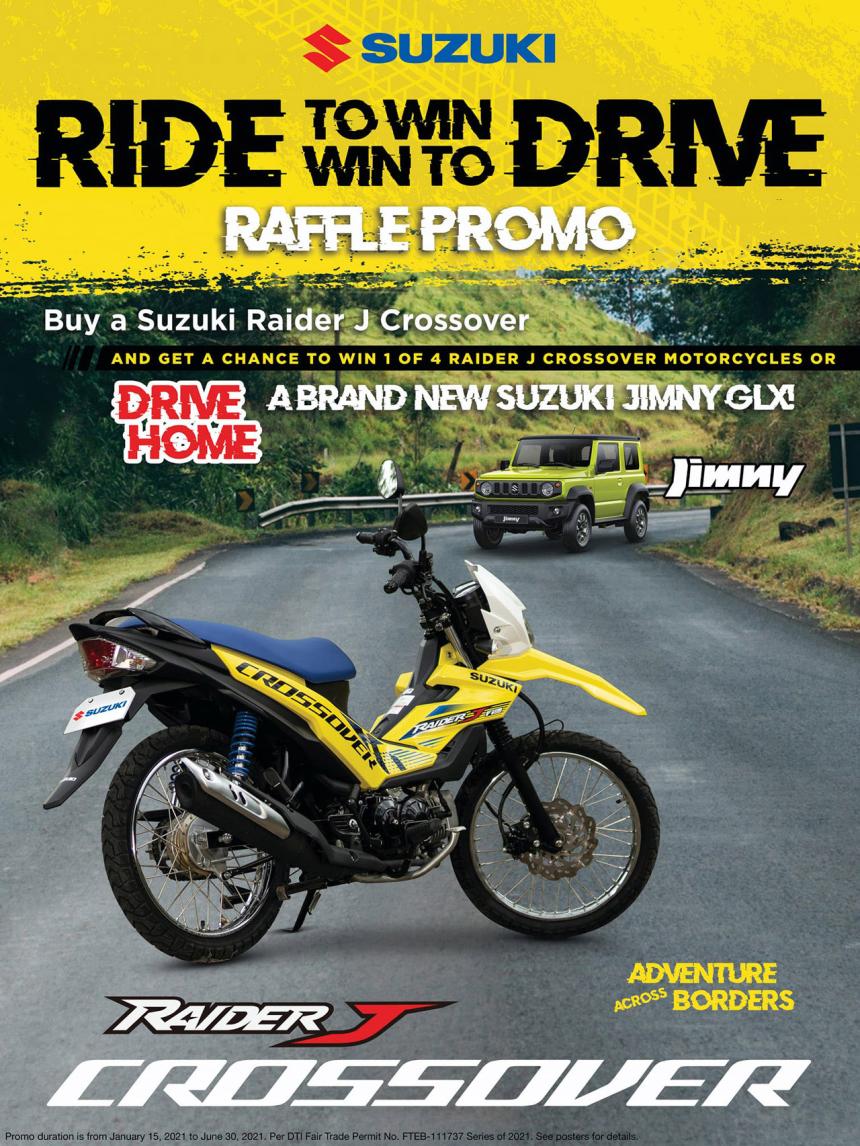 Suzuki Raider J Crossover buyers can win a Jimny GLX image