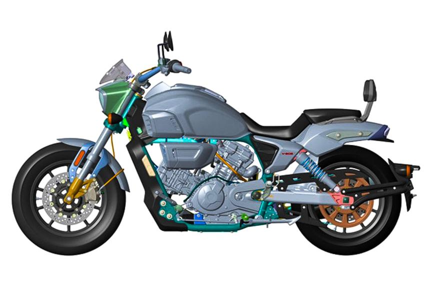 This is a 650cc, V-twin ‘China cruiser’ image