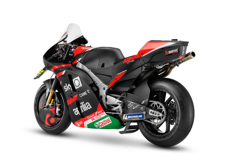 Aprilia presents 2021 MotoGP riders and race bike image