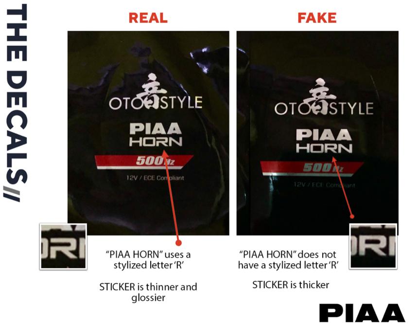 PIAA warns public against imitation horns image