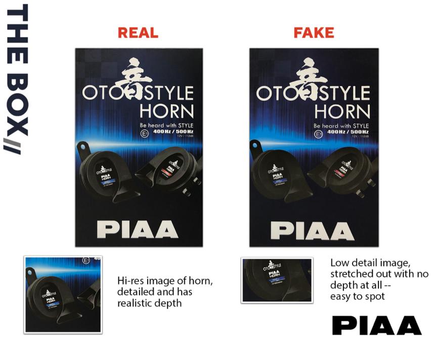 PIAA warns public against imitation horns image