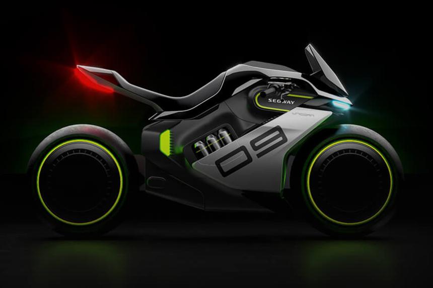 Segway reveals electric-hydrogen hybrid supersport image