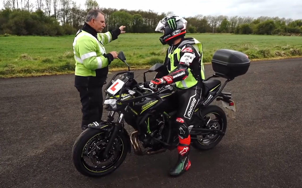 Watch: 6-time WSBK champ is still a student driver, no street license