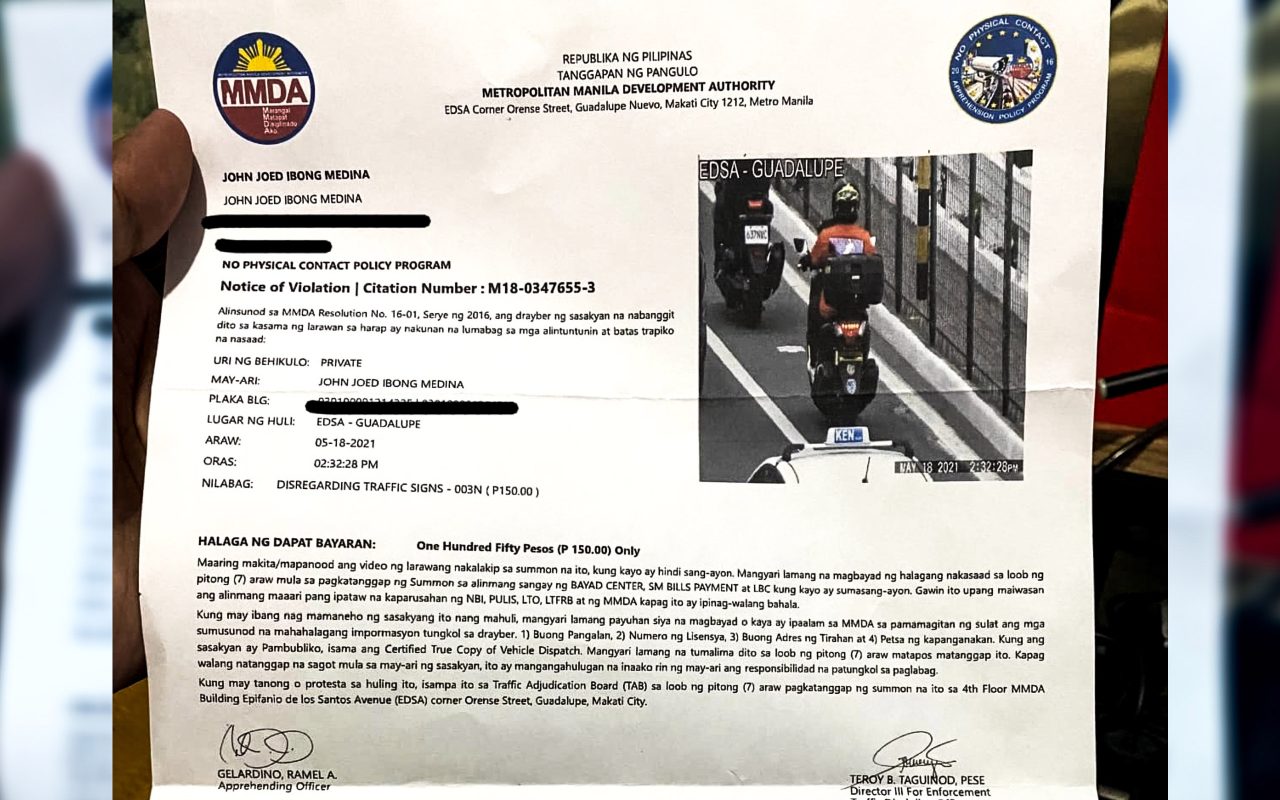 MMDA’s CCTV is catching bicycle lane violators
