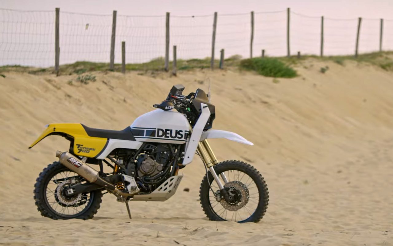 Watch: Deus turns Tenere 700 into 80s Dakar bike