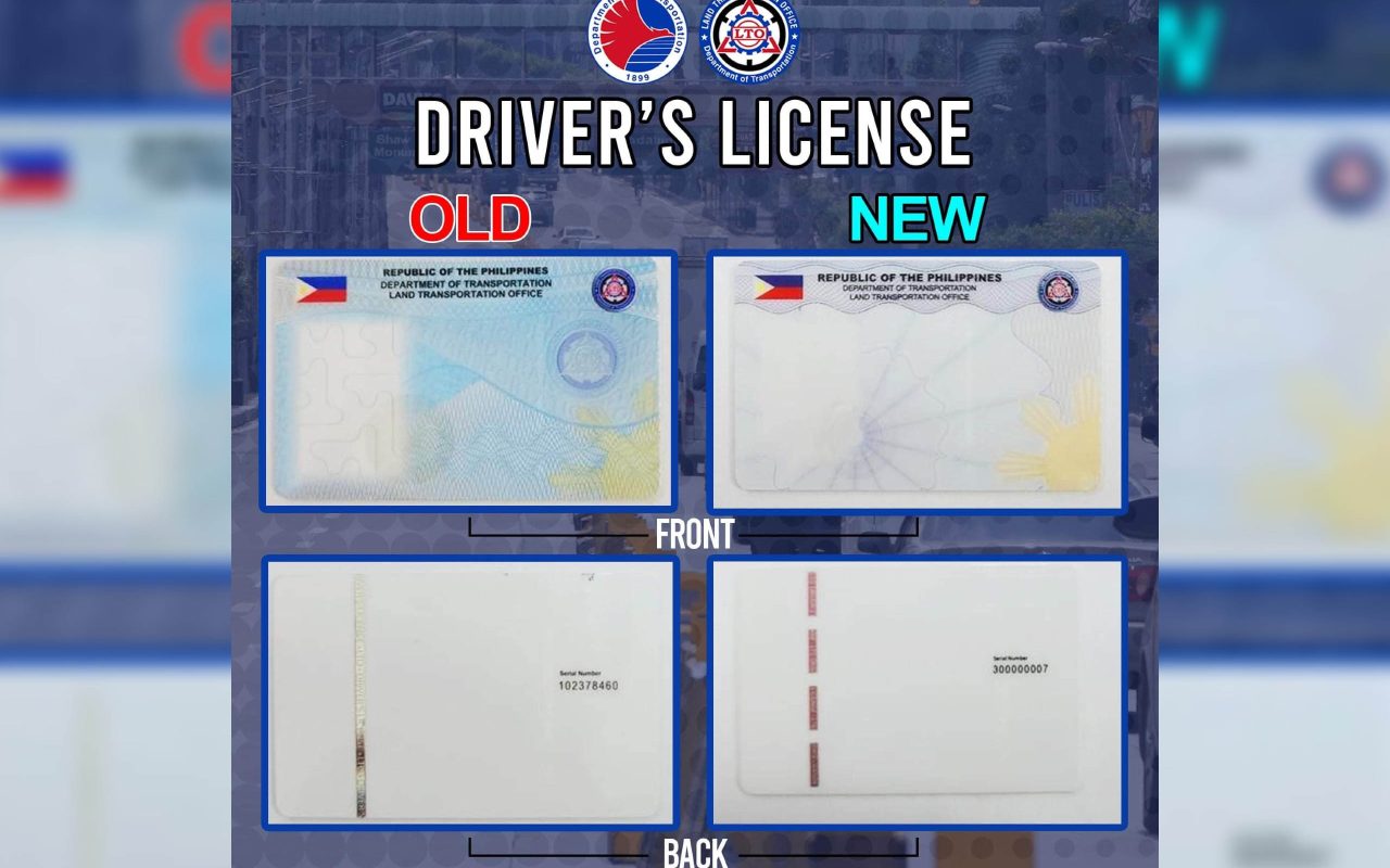 LTO Driver's License to feature new pearl white look