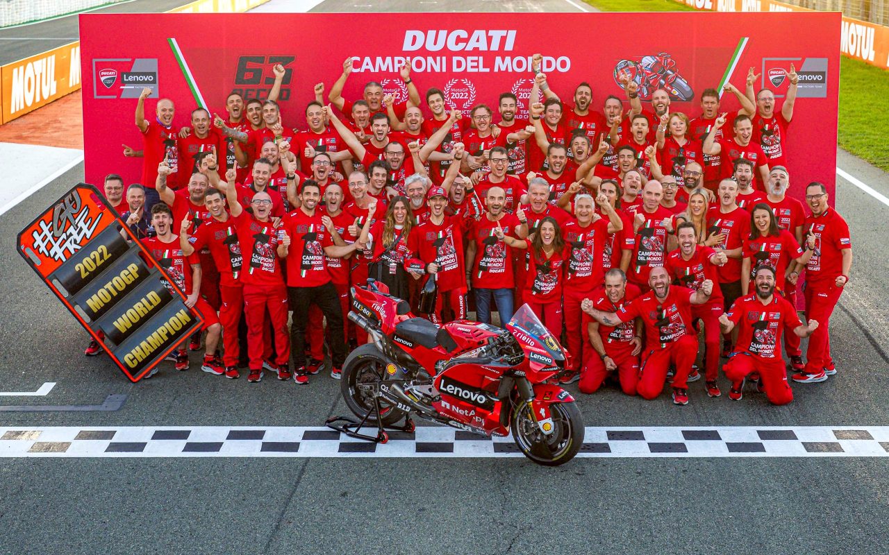 Italians take 2022 MotoGP title