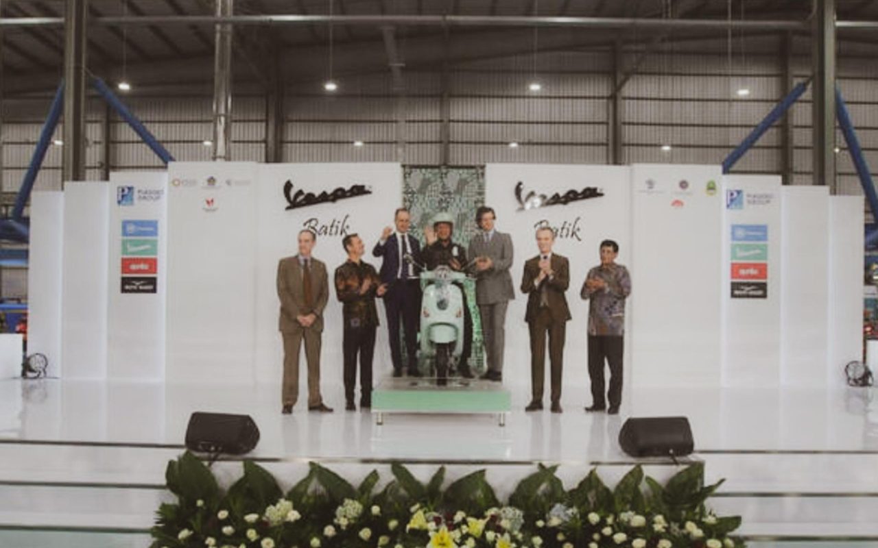 Piaggio opens 5.5 hectare factory in Indonesia