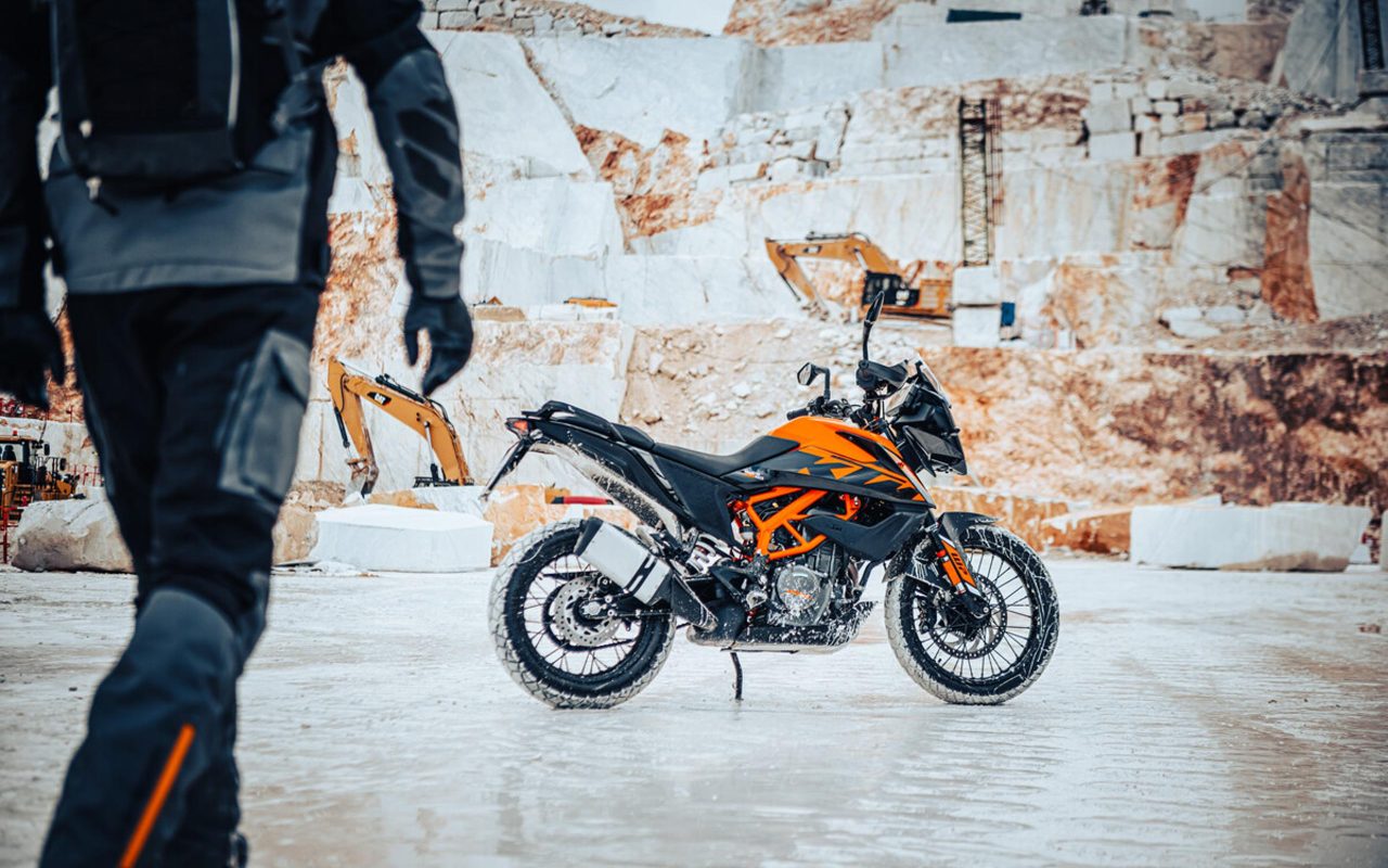 KTM updates the 390 ADV with wire wheels