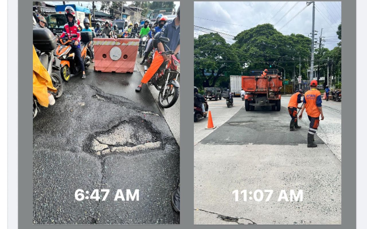 Nebrija reports road hazard, fixed within 4 hrs