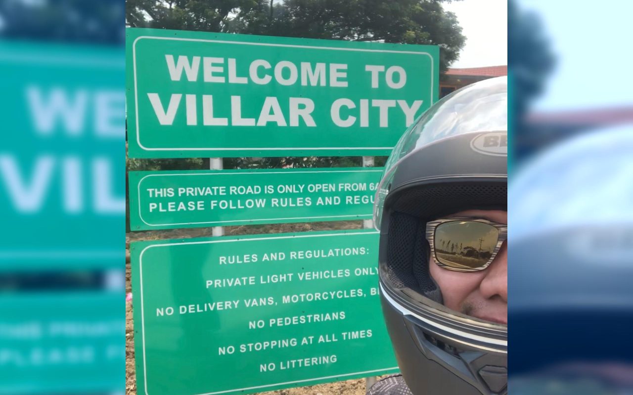 It's official: Motorcycles prohibited in newly-opened Villar City