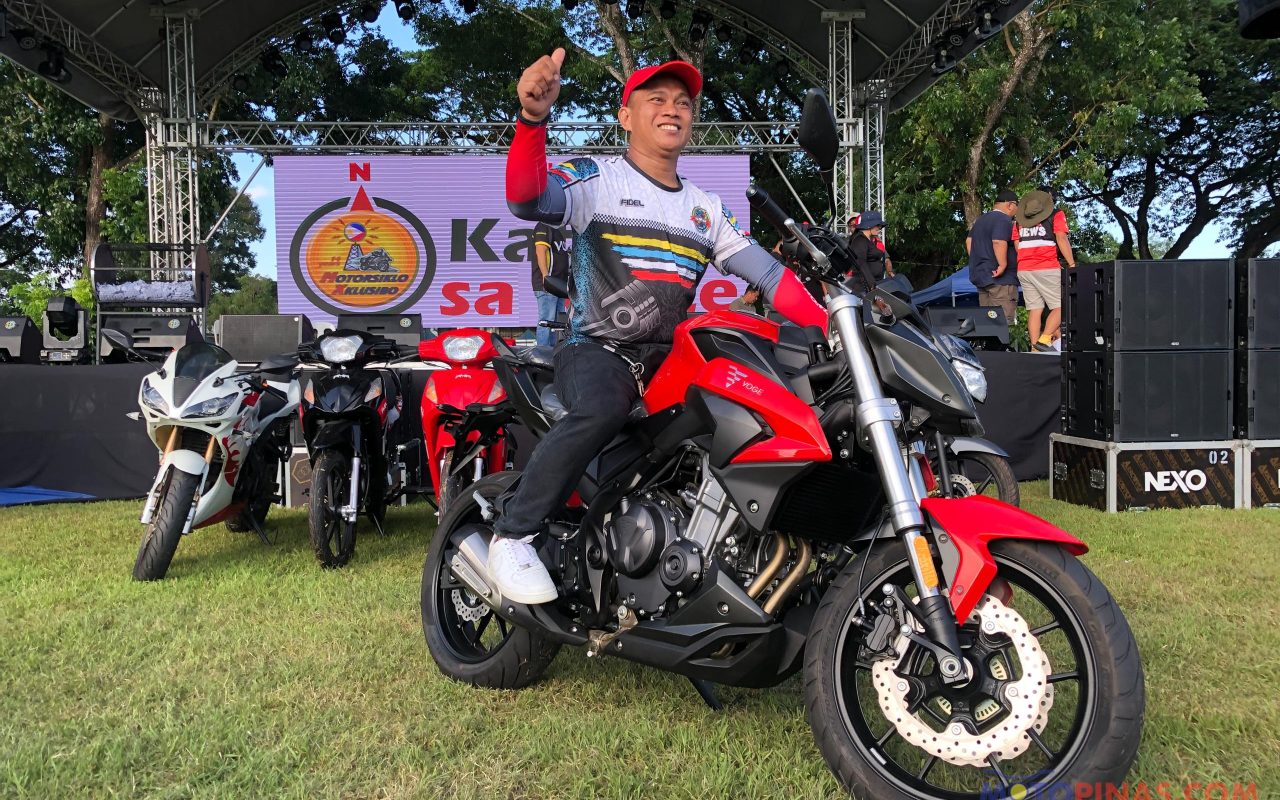 This rider just won a bnew big bike at MXklusibo's Katorse sa Norte