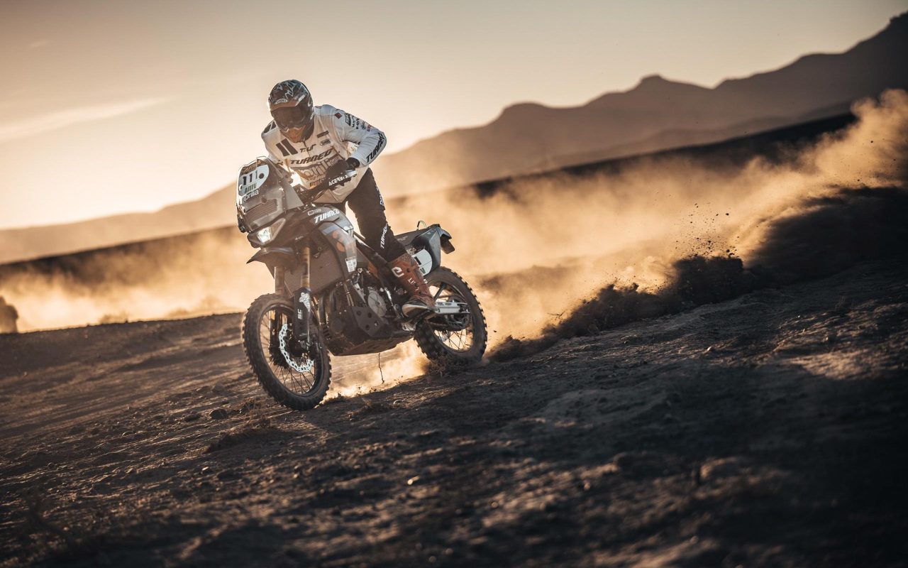 Aprilia Tuareg 660 leads 2024 Africa Eco Race