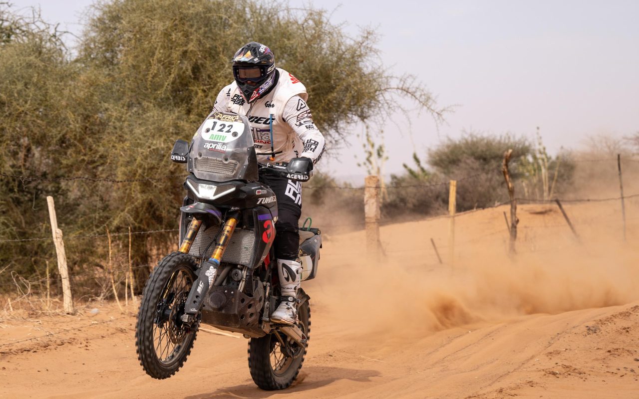 Aprilia Tuareg 660 winner bike of Africa Eco Race 2024