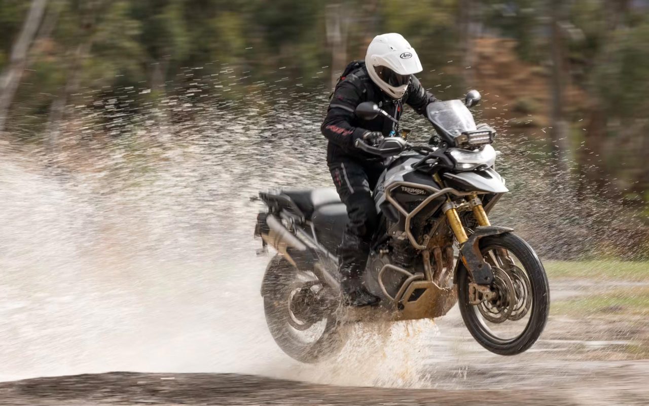 Triumph is the title sponsor of the 2024 AMA Nat'l ADV riding series