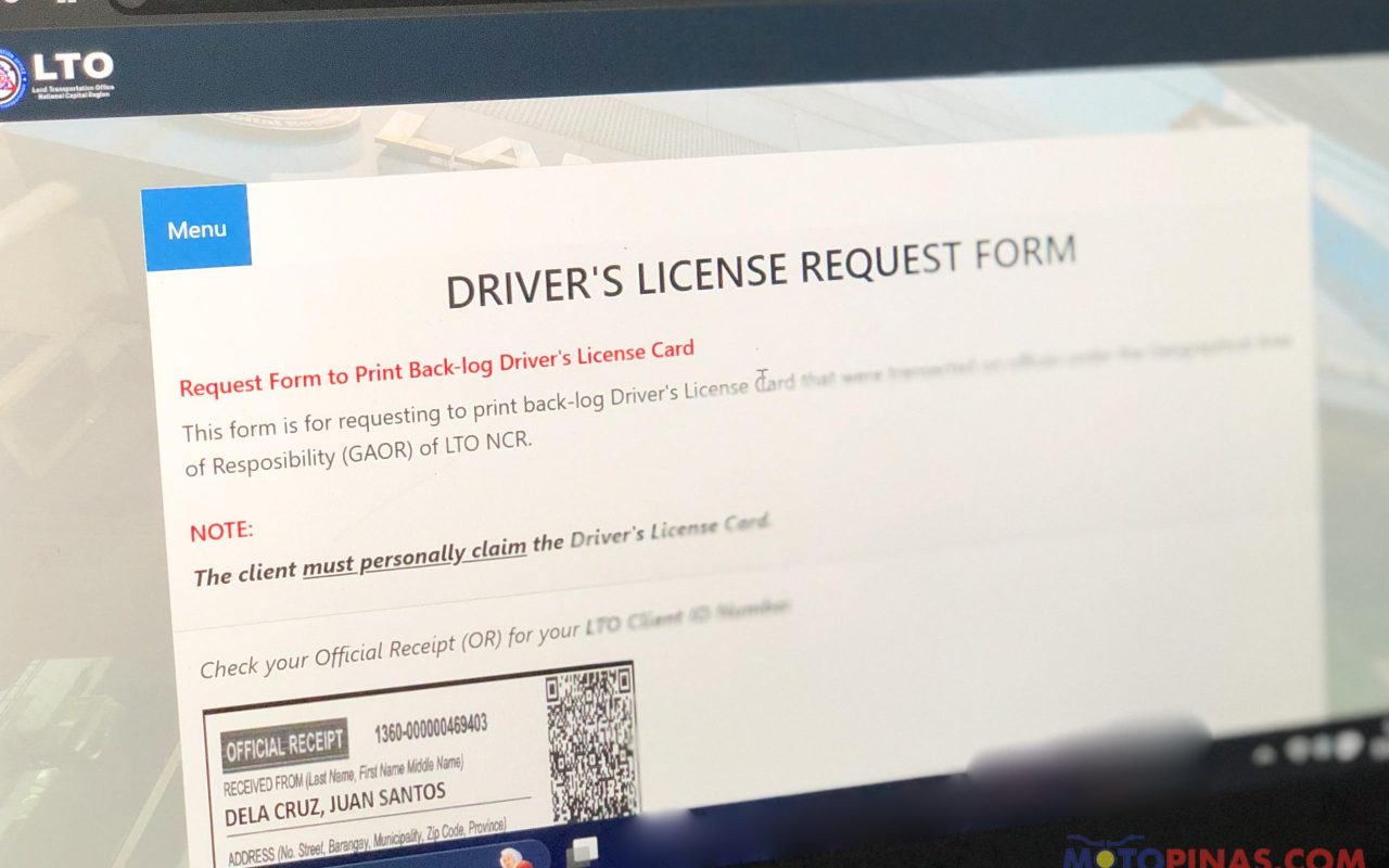How to: check and request printed Driver’s License card