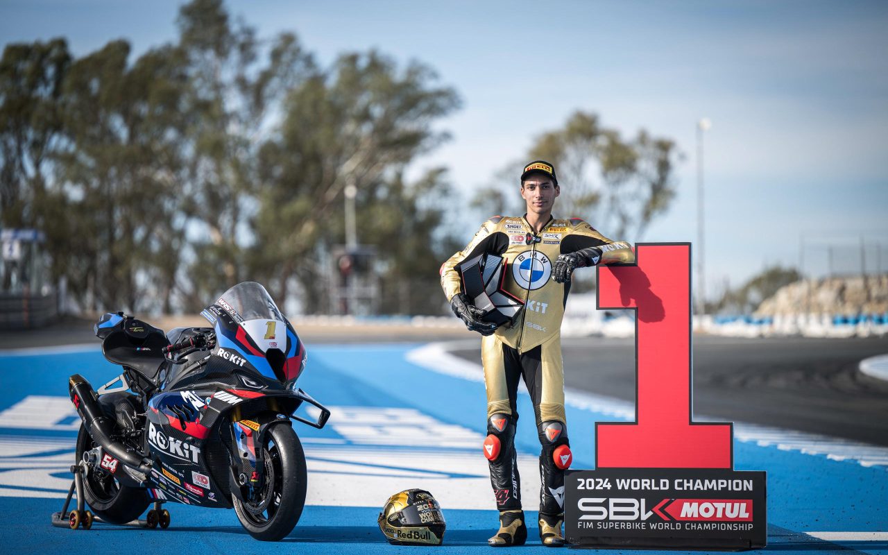BMW rider takes WSBK championship trophy from Ducati