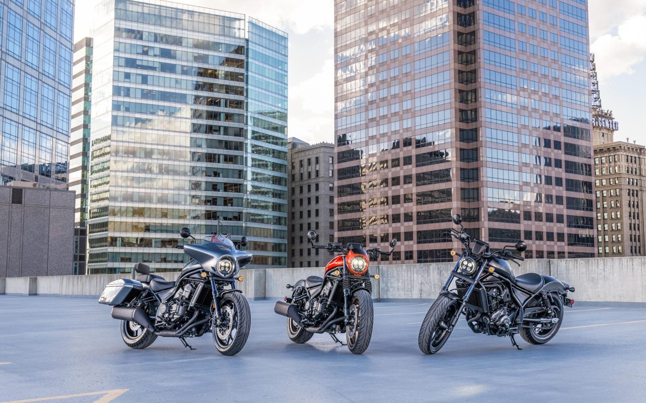 Honda updates the Rebel1100 range for 2025