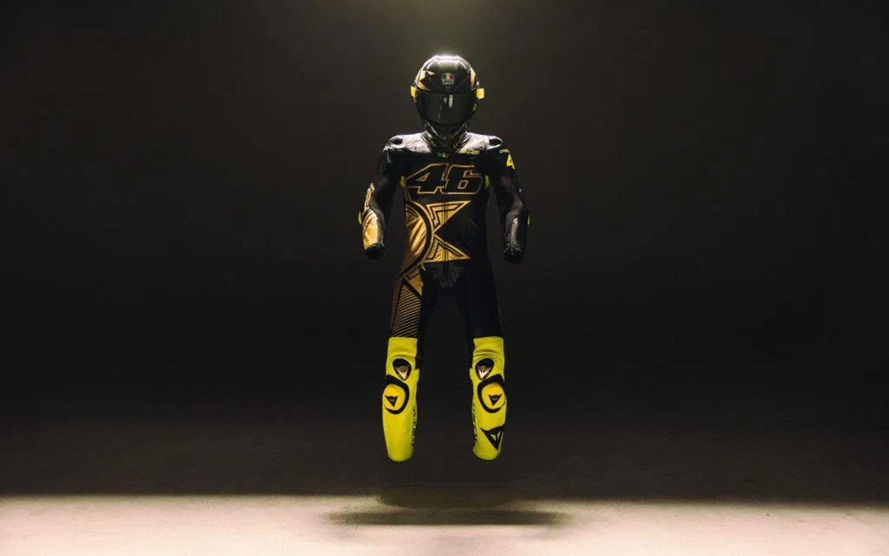 Rossi celebrates 46th bday with special racewear from Dianese and AGV