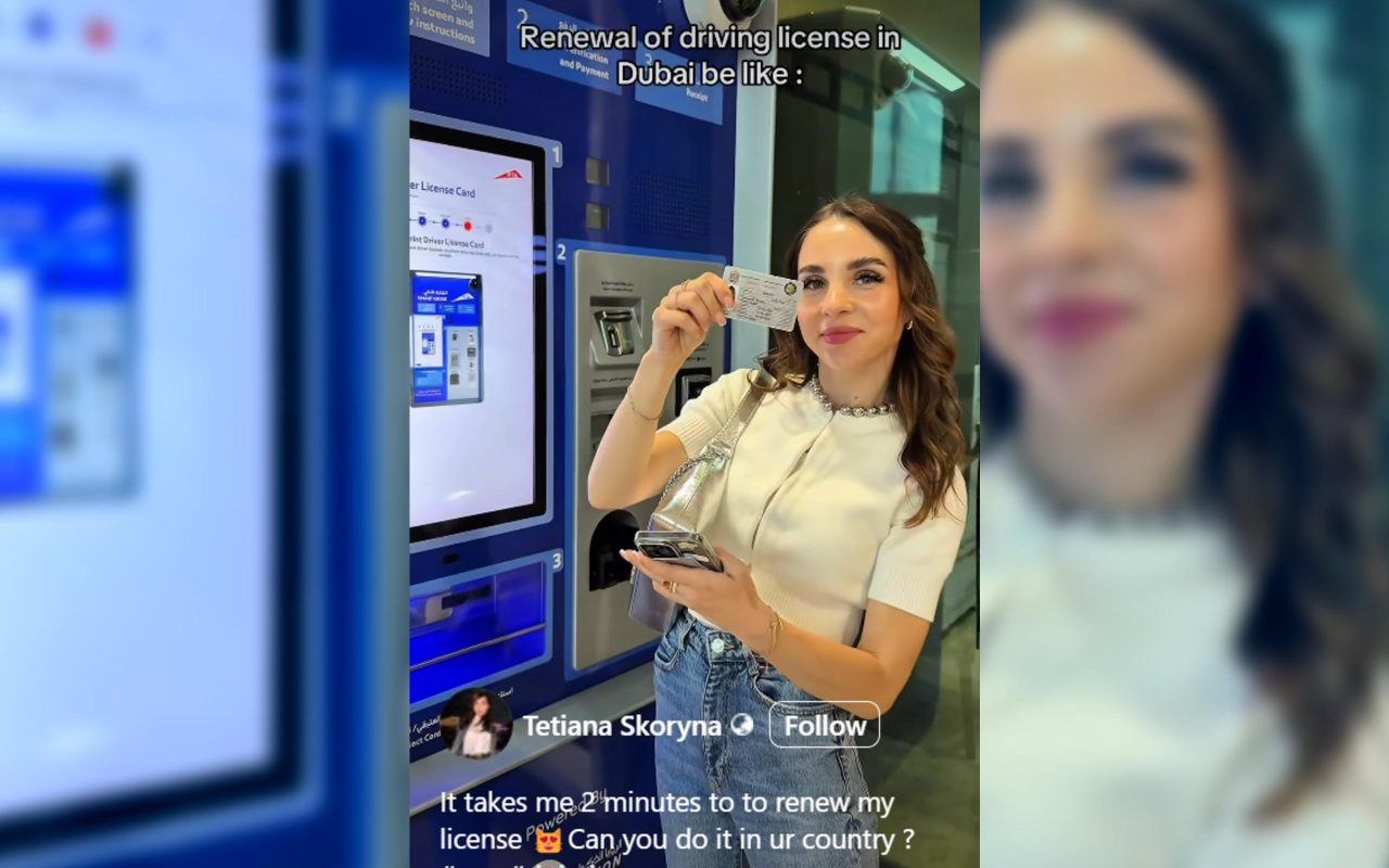 Tiktoker share 2-minute driver’s license renewal in Dubai