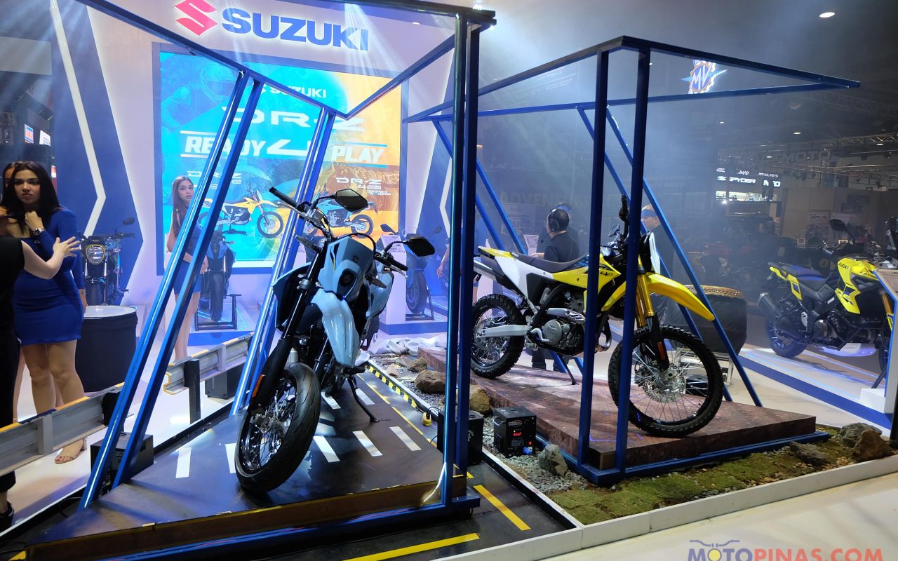 Suzuki teases the DR-Z4S and DR-Z4SM at Makina