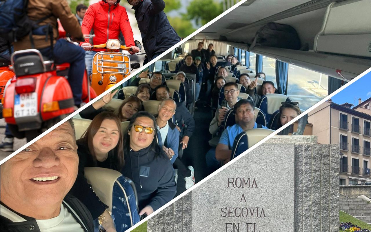 30-plus Pinoys join Vespa World Days in Spain