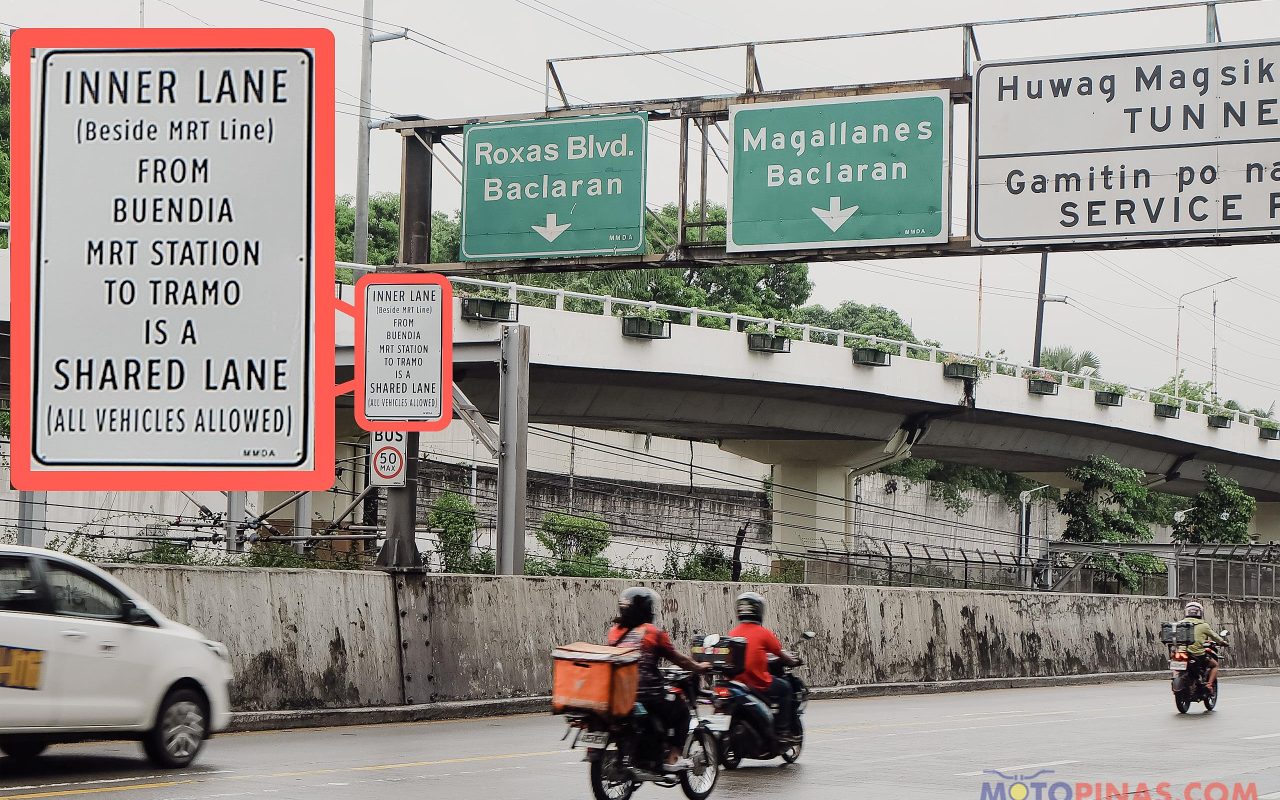 EDSA 'bus lane' along Pasay and Makati open to all motorists
