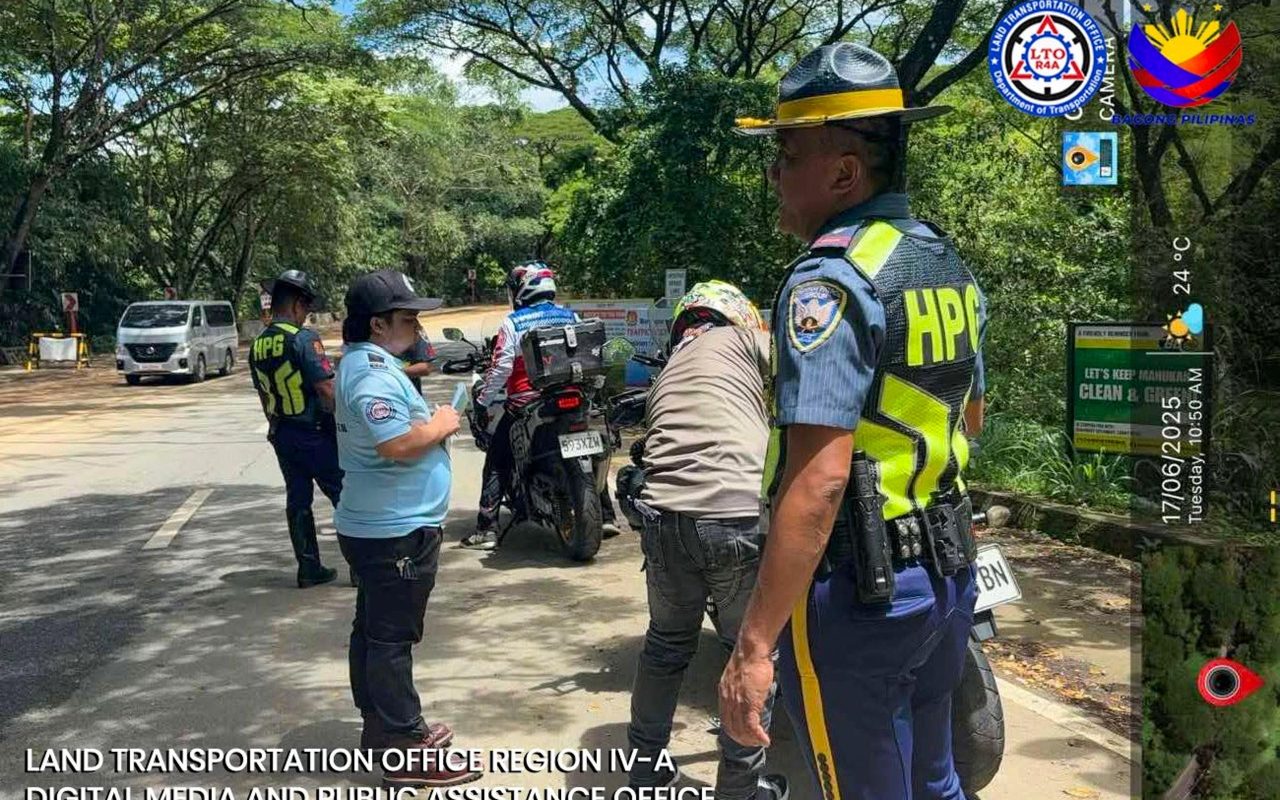 22,659 traffic violators ticketed by LTO CALABARZON in June ops
