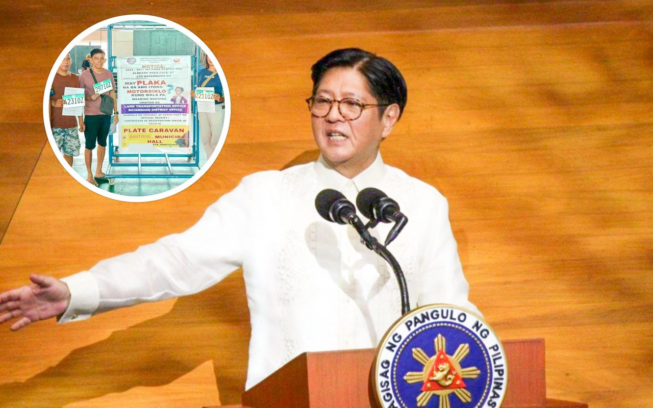 LTO’s plate backlog resolution recognized in PBBM SONA