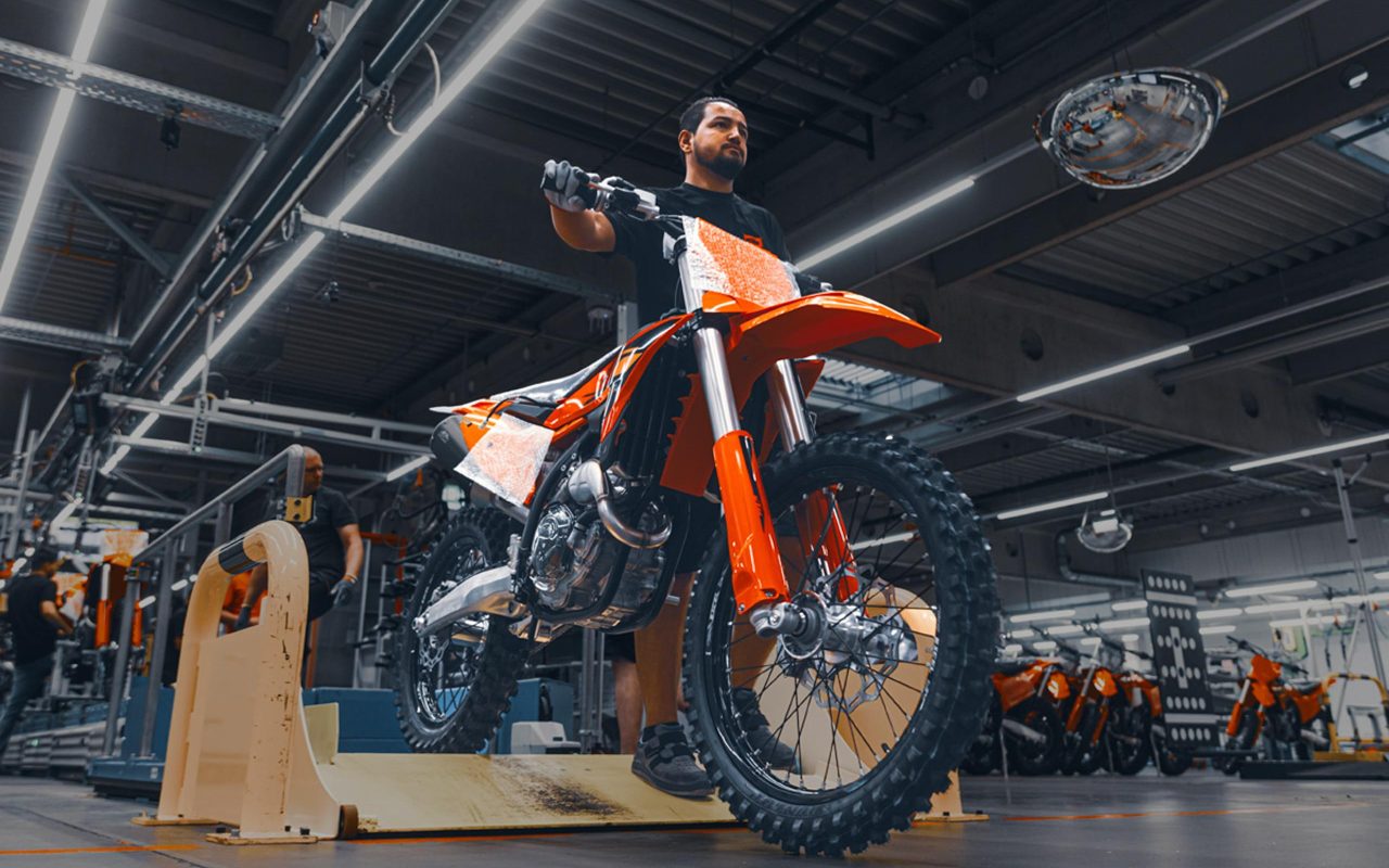 KTM announces restart of motorcycle production in Austria