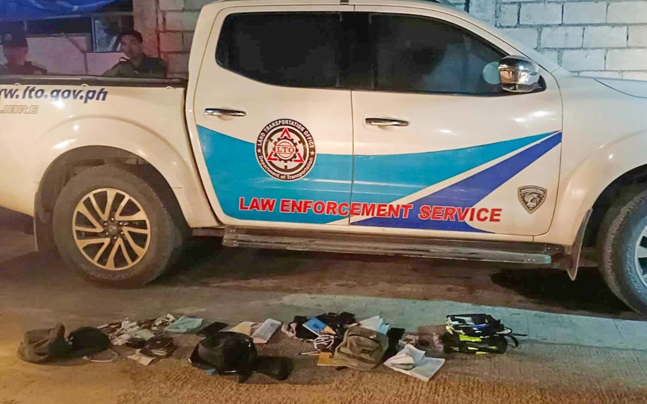 PNP busts LTO R2 enforcers for extortion, illegal drugs and firearms