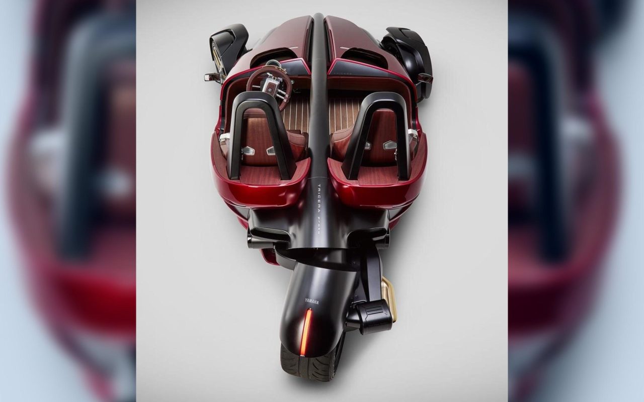 2025JMS: Yamaha showcases new TRICERA with 3-wheel steering system