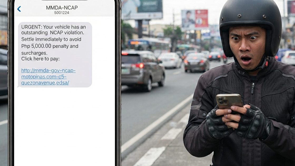Riders Beware: That MMDA NCAP text on your phone is likely a scam