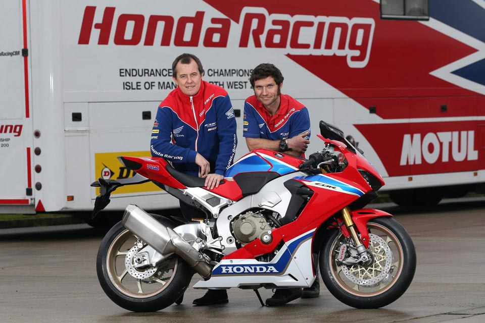 McGuinness and Martin join Honda Racing for 2017 Isle of Man TT