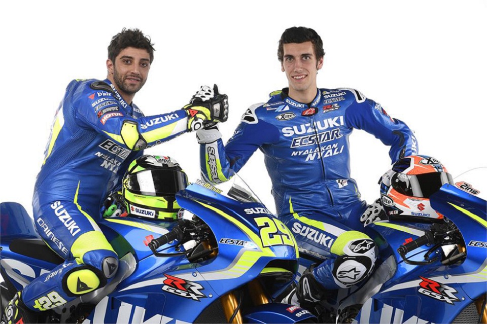 Andrea Iannone, rookie Alex Rins join Team Suzuki for MotoGP 2017