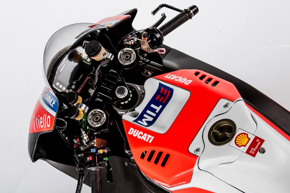 A closer look at the 2017 MotoGP bike from Ducati