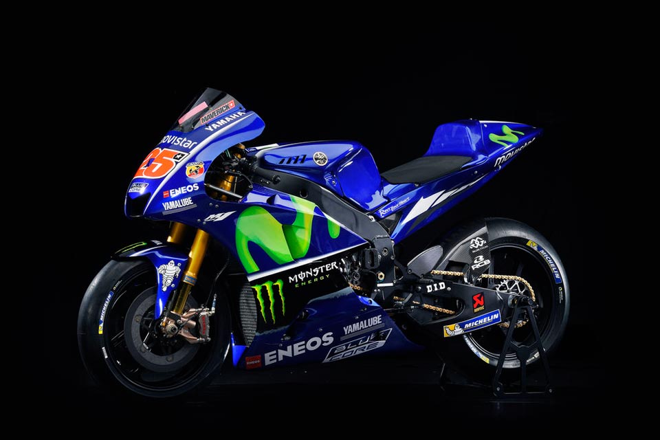 The new Yamaha bike for the 2017 MotoGP