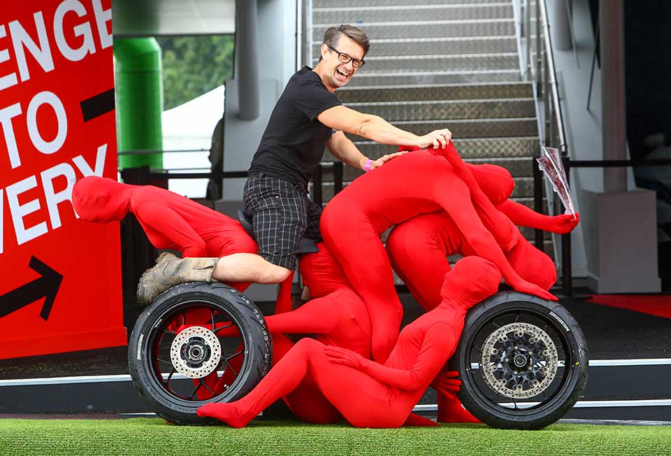Honda unveils human Fireblade at Goodwood Honda unveils human Fireblade at Goodwood