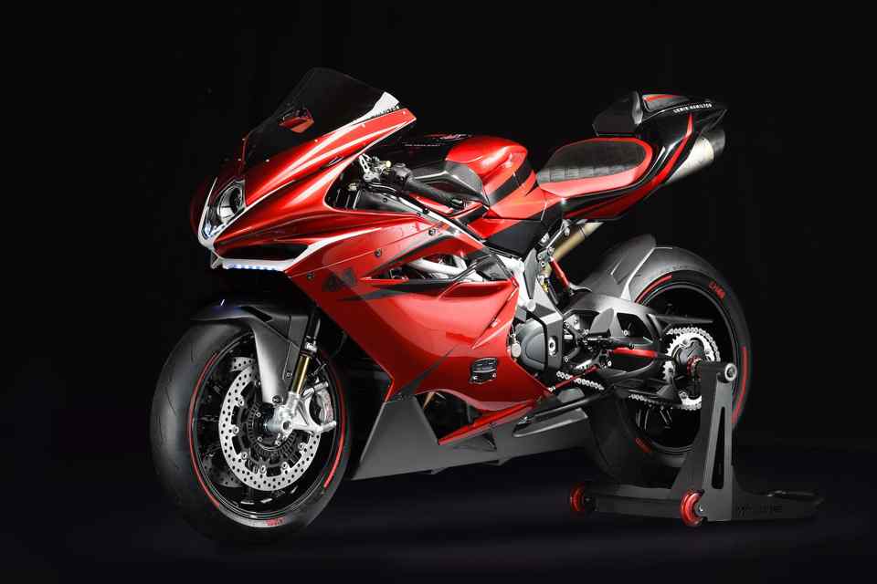 MV Agusta and F1’s Lewis Hamilton unveil F4 LH44 superbike MV Agusta and F1’s Lewis Hamilton unveil F4 LH44 superbike