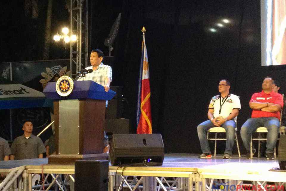 Duterte wants mandatory rider training for all motorcycle license holders Duterte wants mandatory rider training for all motorcycle license holders