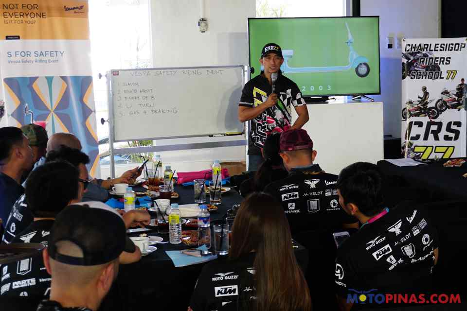 Vespa Ph holds free Safety Riding Clinic Vespa Ph holds free Safety Riding Clinic