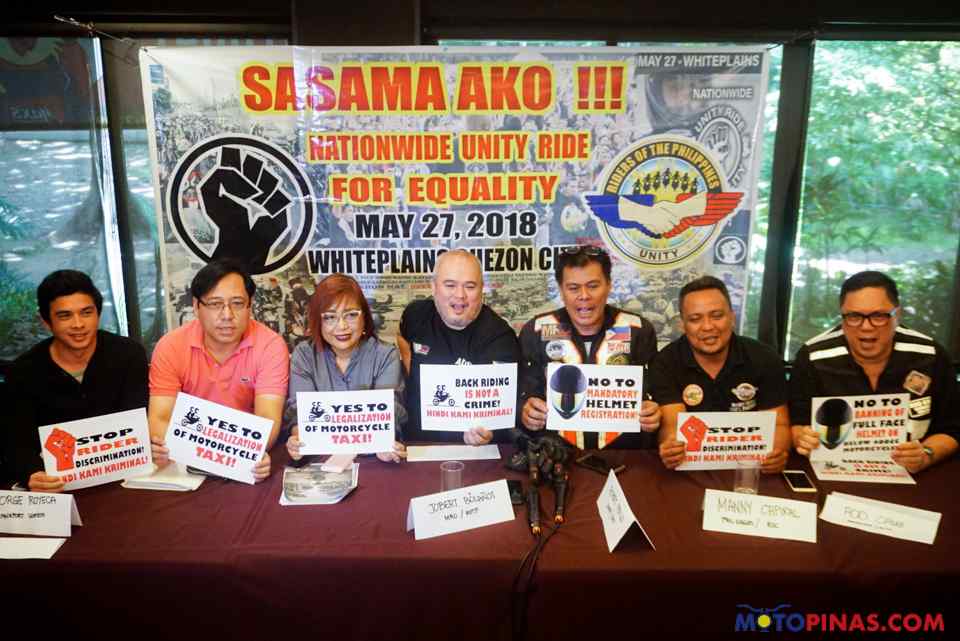 Rider groups to gather and protest discriminatory laws this Sunday Rider groups to gather and protest discriminatory laws this Sunday