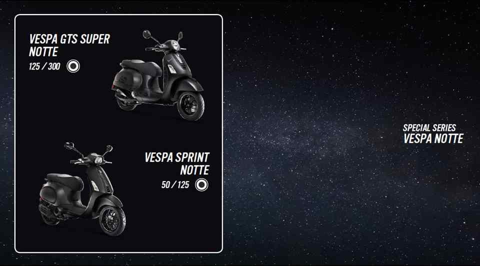 Vespa unveils the 2018 Yacht Club and Notte special editions Vespa unveils the 2018 Yacht Club and Notte special editions